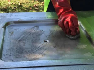 public bbq cleaning